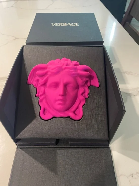 Versace Swiss Pop RARE Pink Medusa Silicon Watch SET - Picture 12 of 13